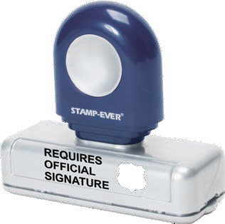 Pre-Inked Stamp 95mm x 38mm